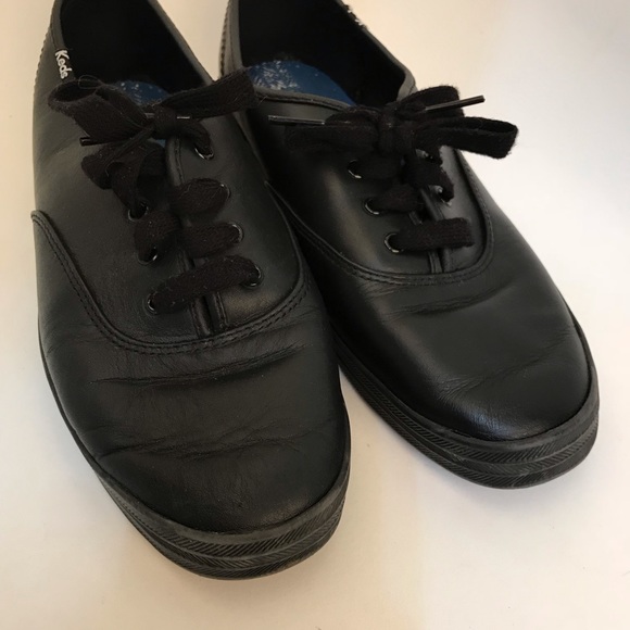 ❌SOLD❌Keds | Champion Original Black Leather Lace - Picture 6 of 8